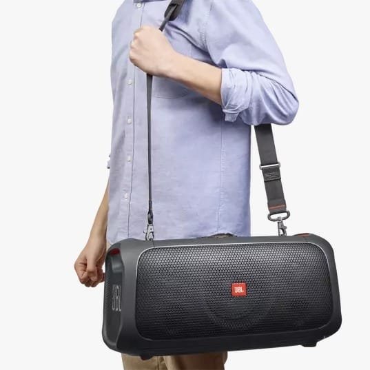 JBL PARTY BOX ON THE GO ESSENTIAL SPEAKER WITH MIC BLACK thumbnail 6