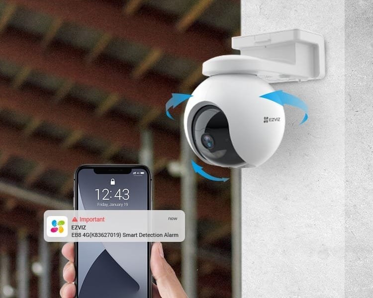 EZVIZ SMART HOME 4G 3MP BATTERY CAMERA CS-EB8 thumbnail 3