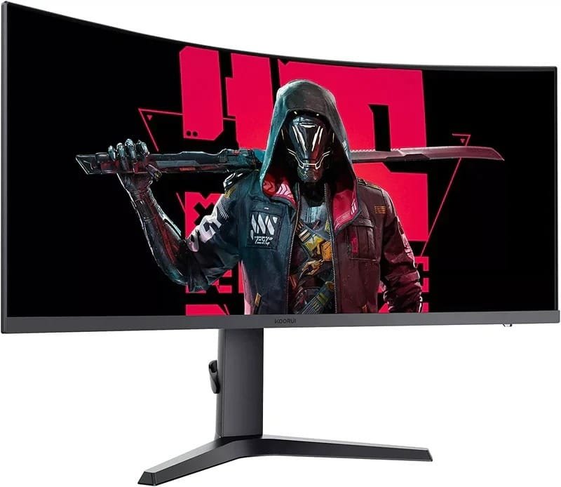 KOORUI 34-INCH WQHD 3840 X 1440 165HZ CURVED GAMING MONITOR 34E6UC thumbnail 2