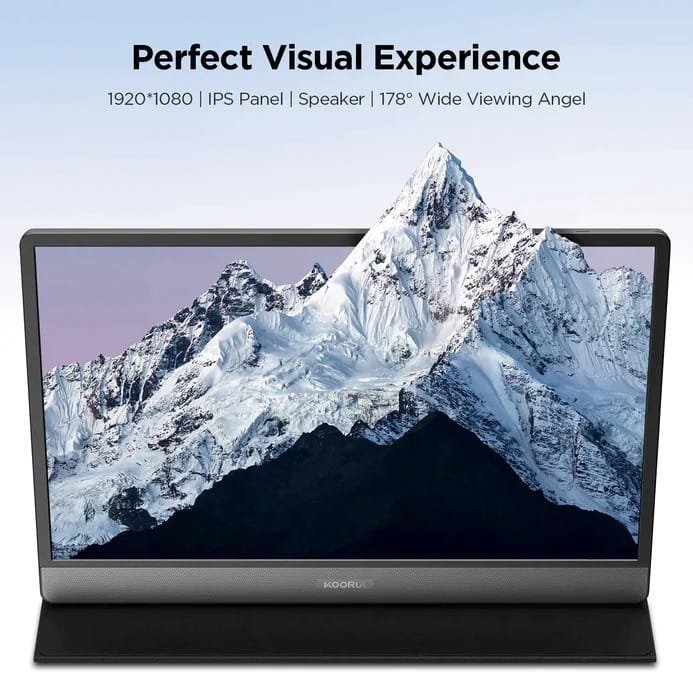 KOORUI 15.6 IPS FULL HD 1920 X 1080 60HZ PORTABLE MONITOR 15B1 thumbnail 12