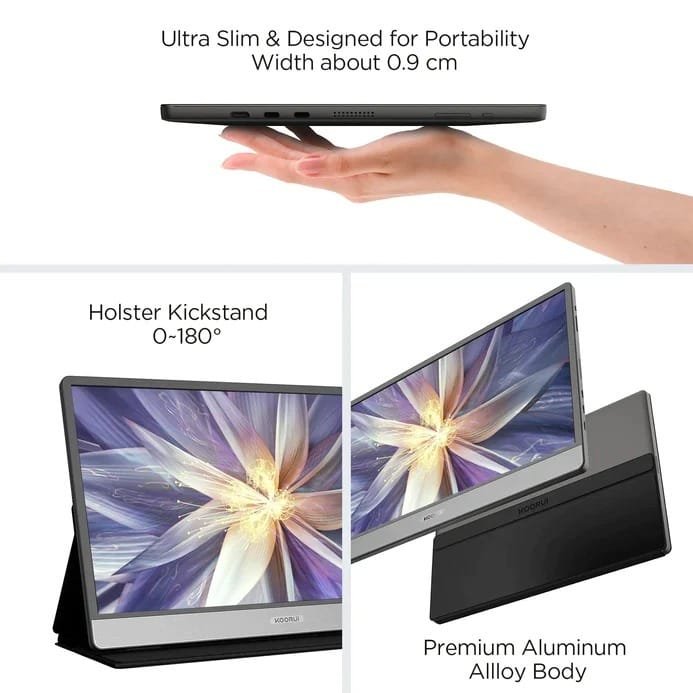 KOORUI 15.6 IPS FULL HD 1920 X 1080 60HZ PORTABLE MONITOR 15B1 thumbnail 10