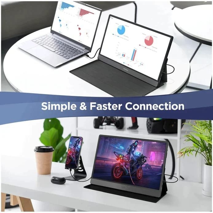KOORUI 15.6 IPS FULL HD 1920 X 1080 60HZ PORTABLE MONITOR 15B1 thumbnail 7
