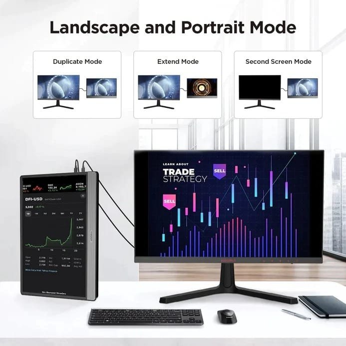 KOORUI 15.6 IPS FULL HD 1920 X 1080 60HZ PORTABLE MONITOR 15B1 thumbnail 6