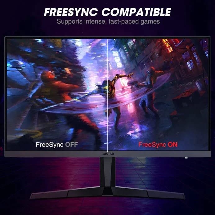 KOORUI 24 INCH IPS FULL HD 1920 X 1080 165HZ GAMING MONITOR 24E thumbnail 5