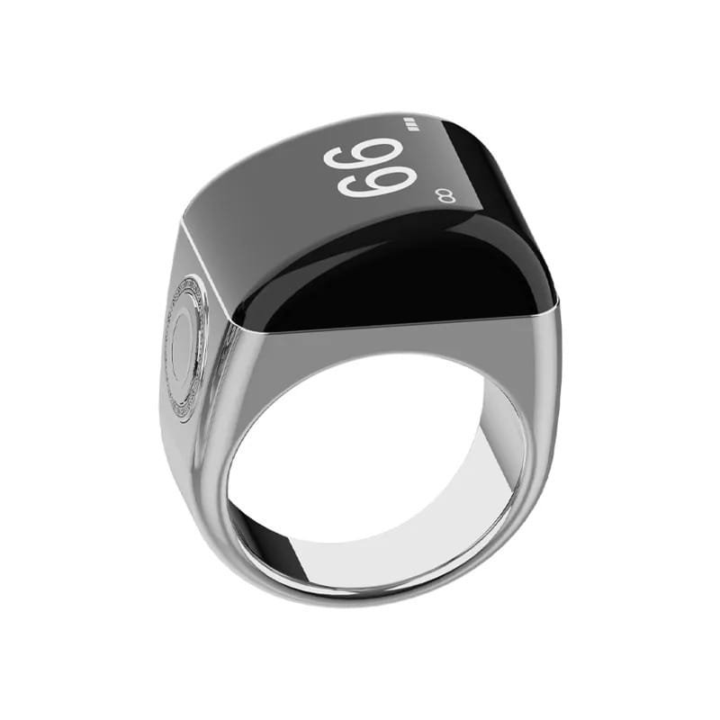 SMART TASBEEH RING 1 SILVER QB702 LITE
