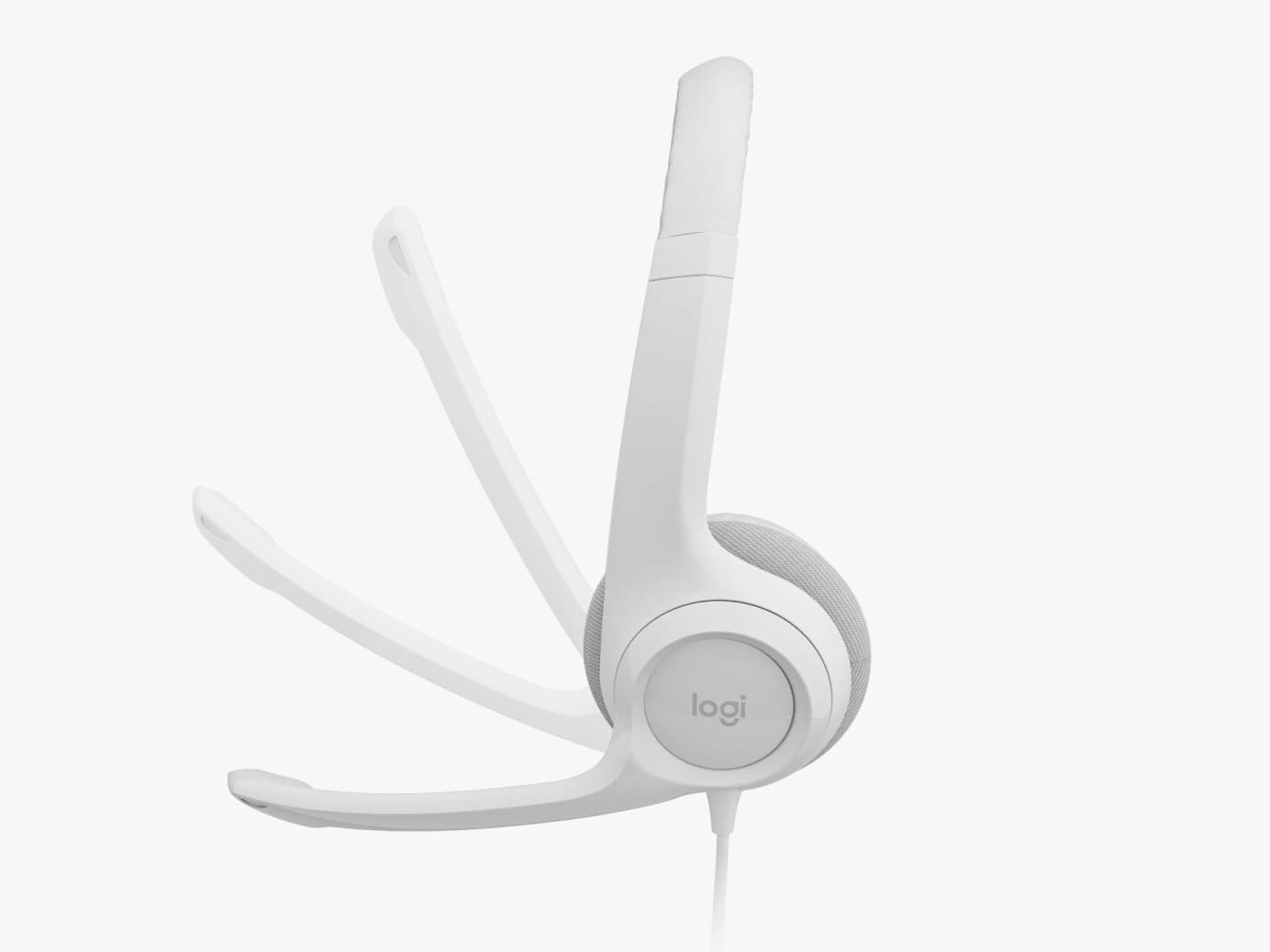LOGITECH HEADSET USB H390 WHITE 981-000406 thumbnail 5