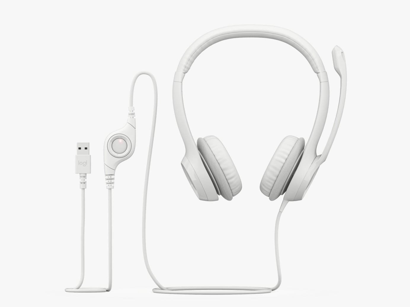 LOGITECH HEADSET USB H390 WHITE 981-000406 thumbnail 3