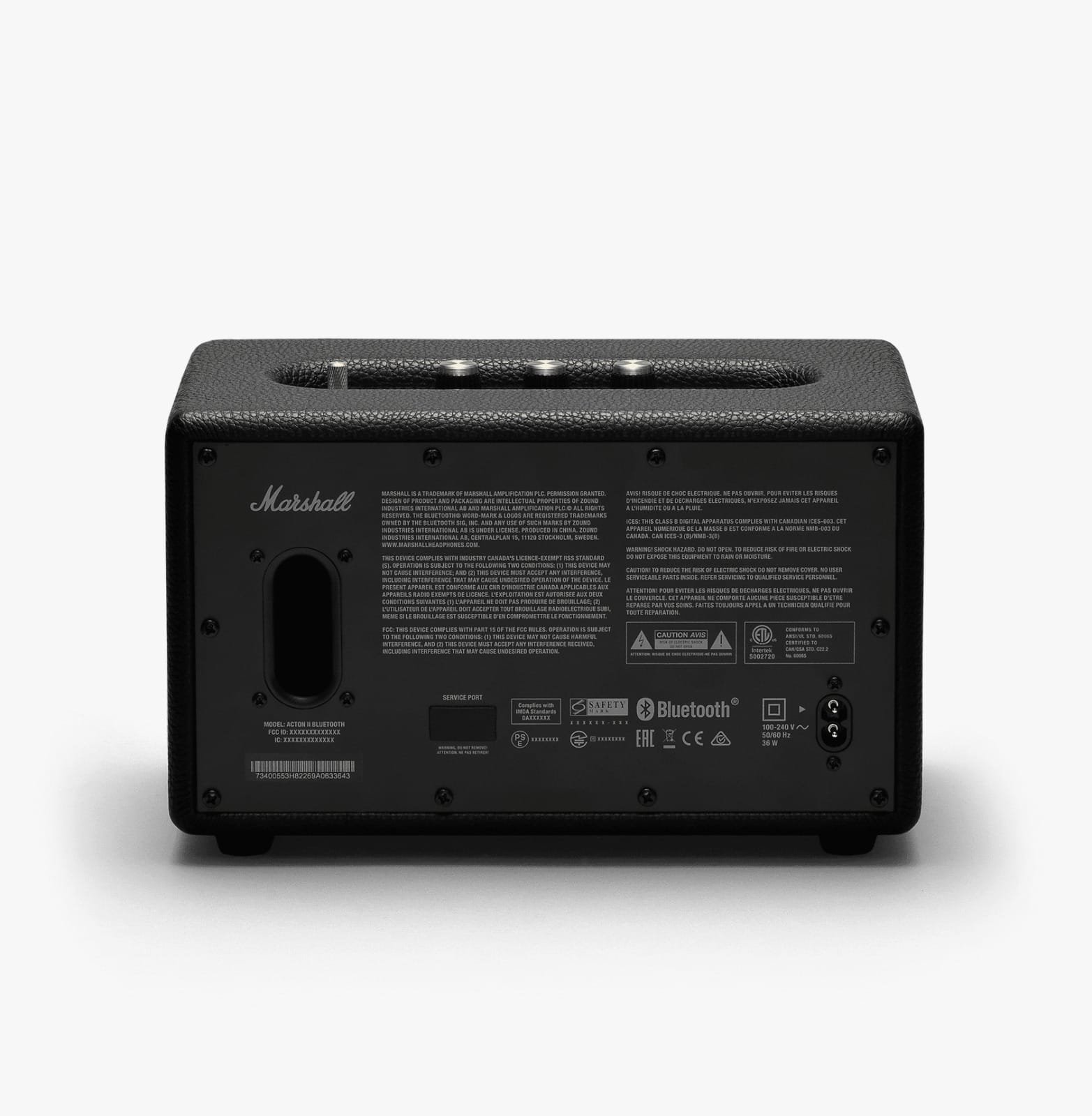 MARSHALL ACTION II WIRELESS STEREO SPEAKER BLACK ACTON2-BK thumbnail 3