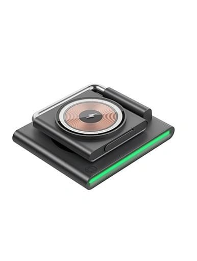 WIWU GEEK 3 IN 1 WIRELESS CHARGER GRAY W023 thumbnail 2