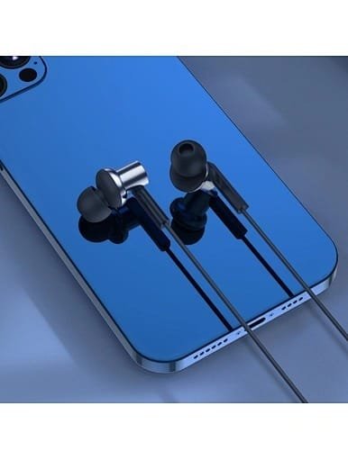 WIWU 3.5MM WIRED EARPHONE BLACK EB311 thumbnail 2