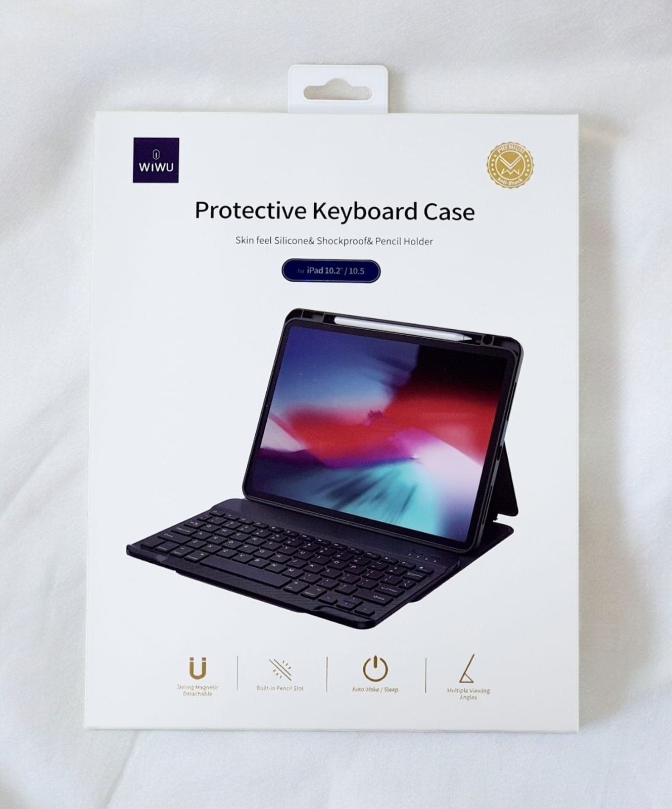 WIWU IPAD 10.2 / 10.5 INCH PROTECTIVE KEYBOARD CASE BLACK ARABIC thumbnail 2