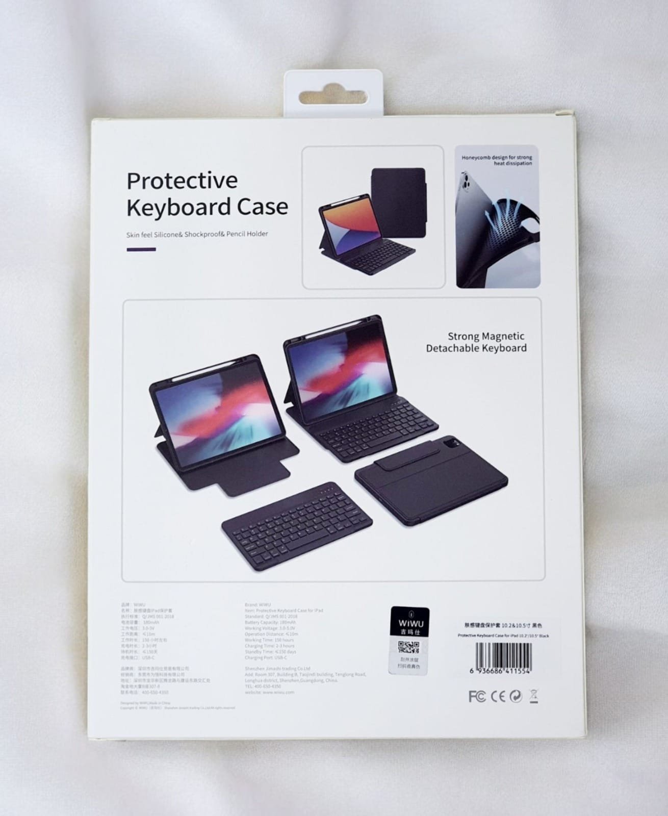 WIWU IPAD 10.2 / 10.5 INCH PROTECTIVE KEYBOARD CASE BLACK ARABIC thumbnail 4
