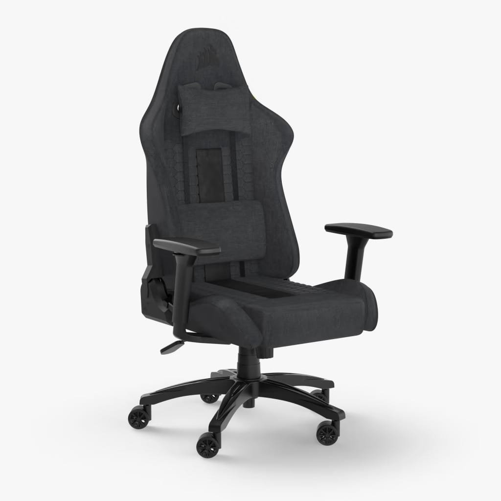 CORSAIR TC100 RELAXED GAMING CHAIR FABRIC GRAY COR-CHAIR-TC100-FBRC-GRY