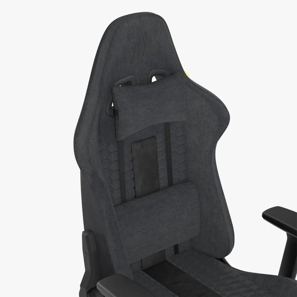 CORSAIR TC100 RELAXED GAMING CHAIR FABRIC GRAY COR-CHAIR-TC100-FBRC-GRY thumbnail 7