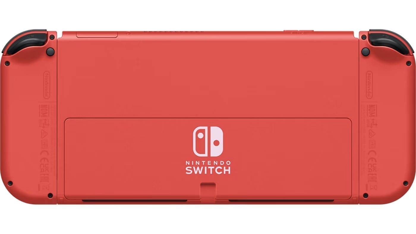 NINTENDO SWITCH OLED CONSOLE WITH BLACK-RED JOY-CON thumbnail 5