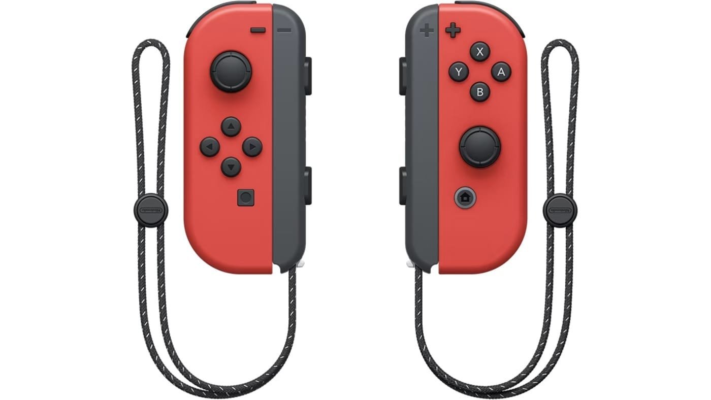 NINTENDO SWITCH OLED CONSOLE WITH BLACK-RED JOY-CON thumbnail 4