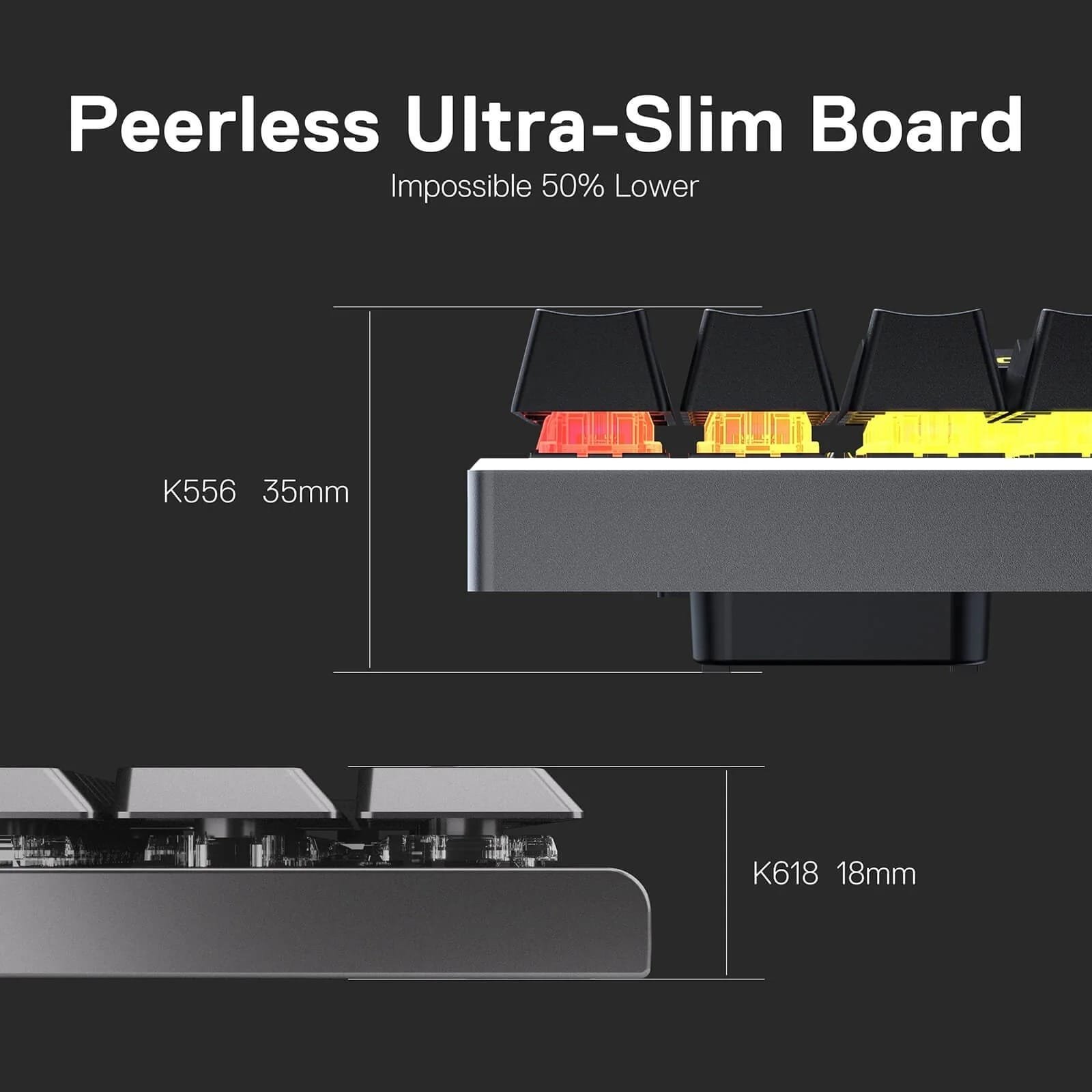 REDRAGON HORUS MECHANICAL KEYBOARD RED SWITCH K618-RGB thumbnail 13