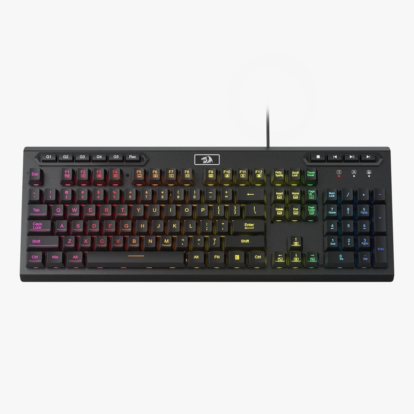 REDRAGON ADITYA WIRED GAMING KEYBOARD WITH MACRO KEYS K513 thumbnail 2