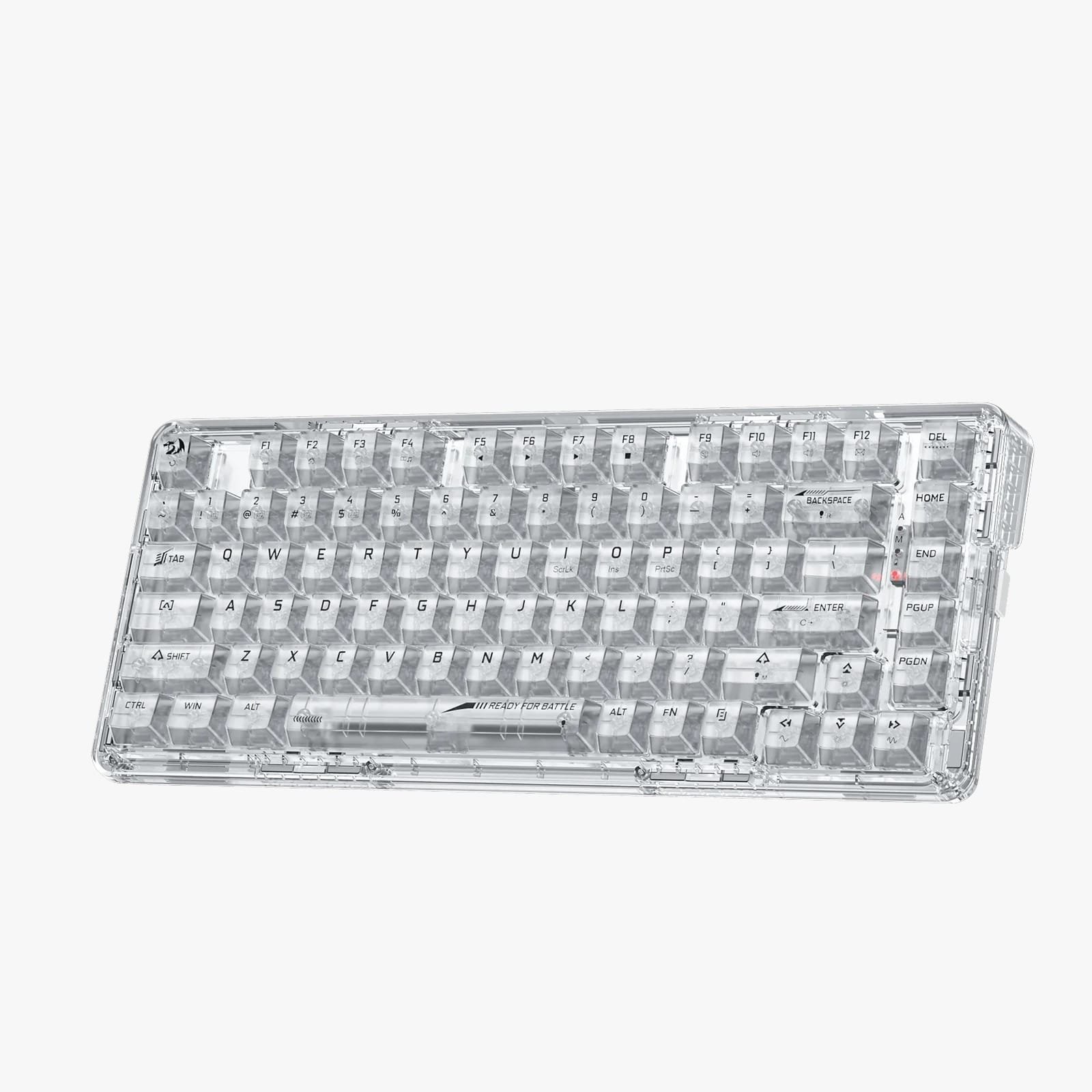 REDRAGON ELF PRO WIRELESS CRYSTAL 75% GASKET RGB GAMING KEYBOARD K649CT-RGB-PRO thumbnail 13