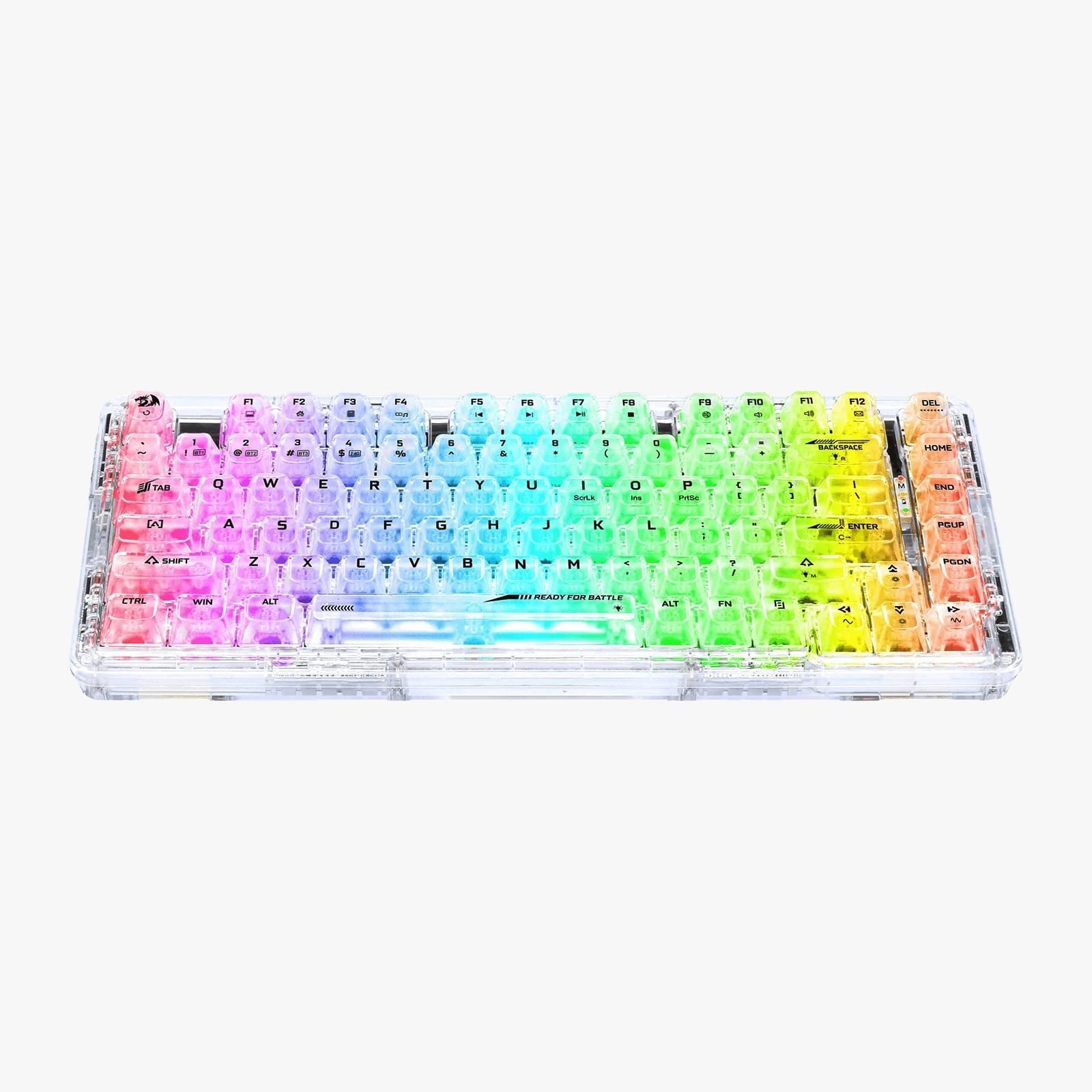 REDRAGON ELF PRO WIRELESS CRYSTAL 75% GASKET RGB GAMING KEYBOARD K649CT-RGB-PRO thumbnail 5