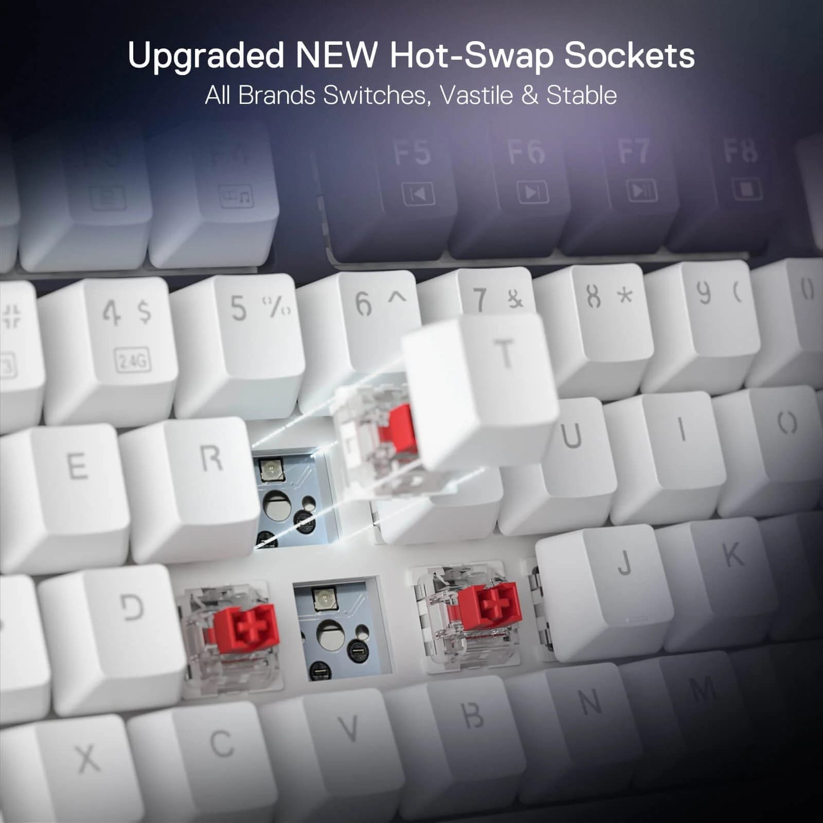 REDRAGON UCAL PRO WIRELESS GASKET KEYBOARD K673WB-RGB-PRO thumbnail 5