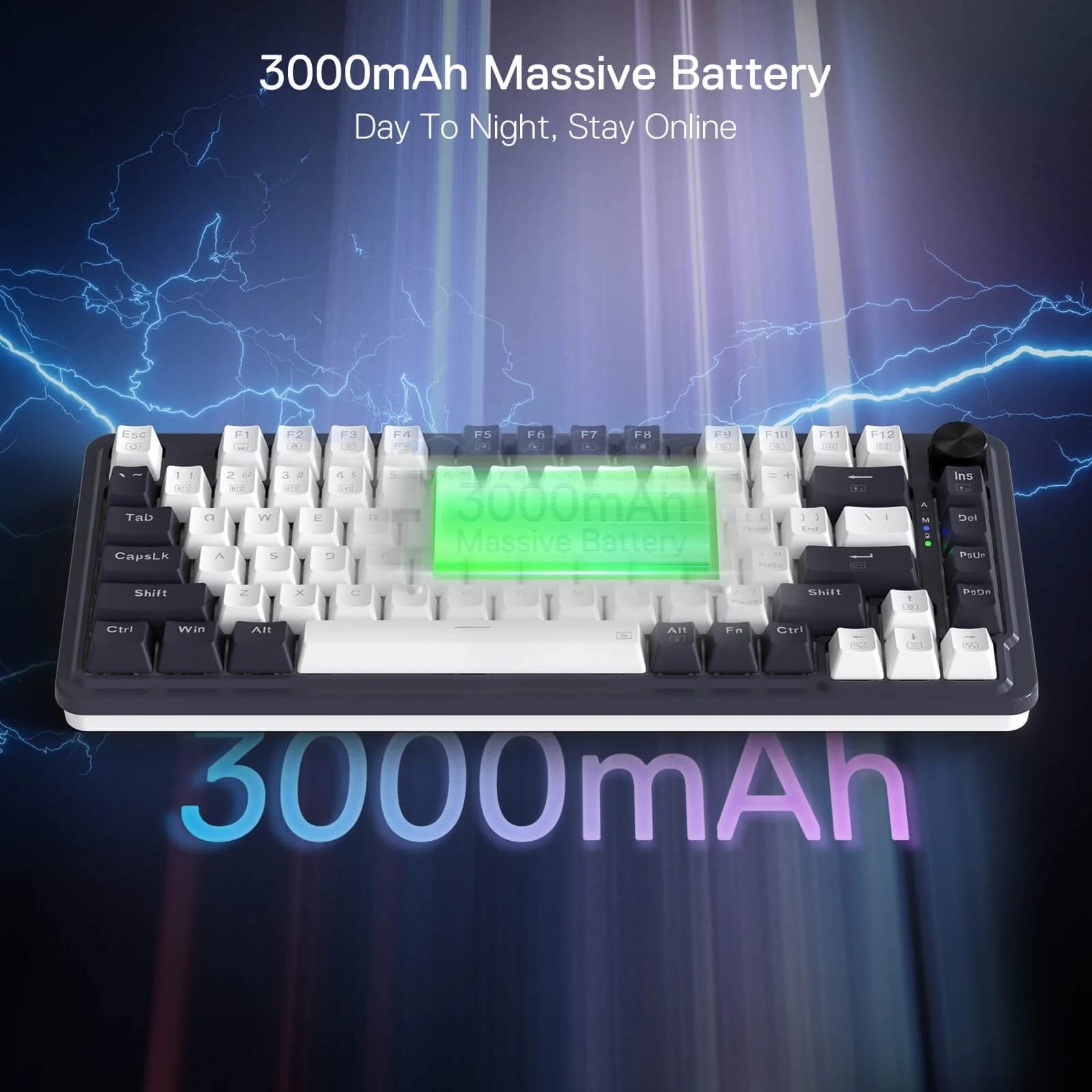 REDRAGON UCAL PRO WIRELESS GASKET KEYBOARD K673WB-RGB-PRO thumbnail 4