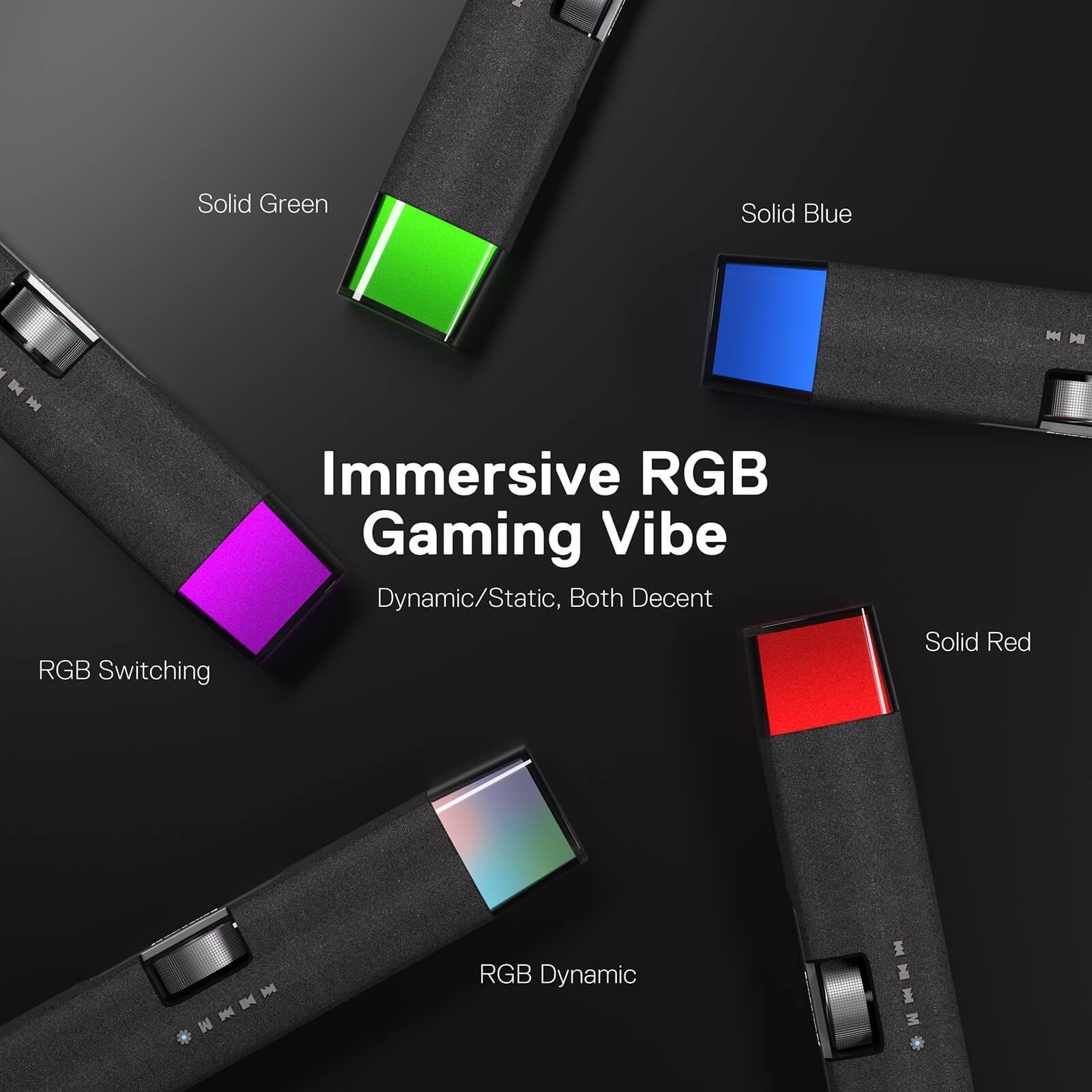 REDRAGON DORA SOUNDBAR WITH DUAL SPEAKERS AND BACKLIGHT GS512 thumbnail 7