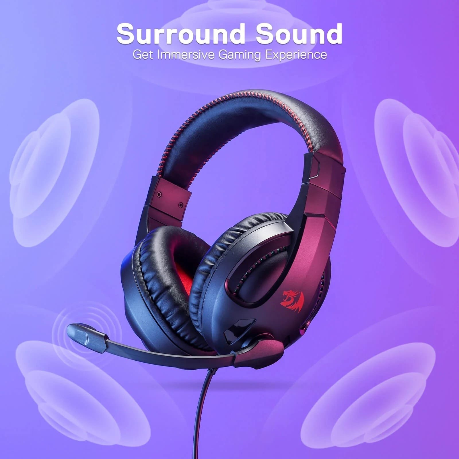 REDRAGON CRONUS GAMING HEADSET WITH MICROPHONE H211RGB thumbnail 9