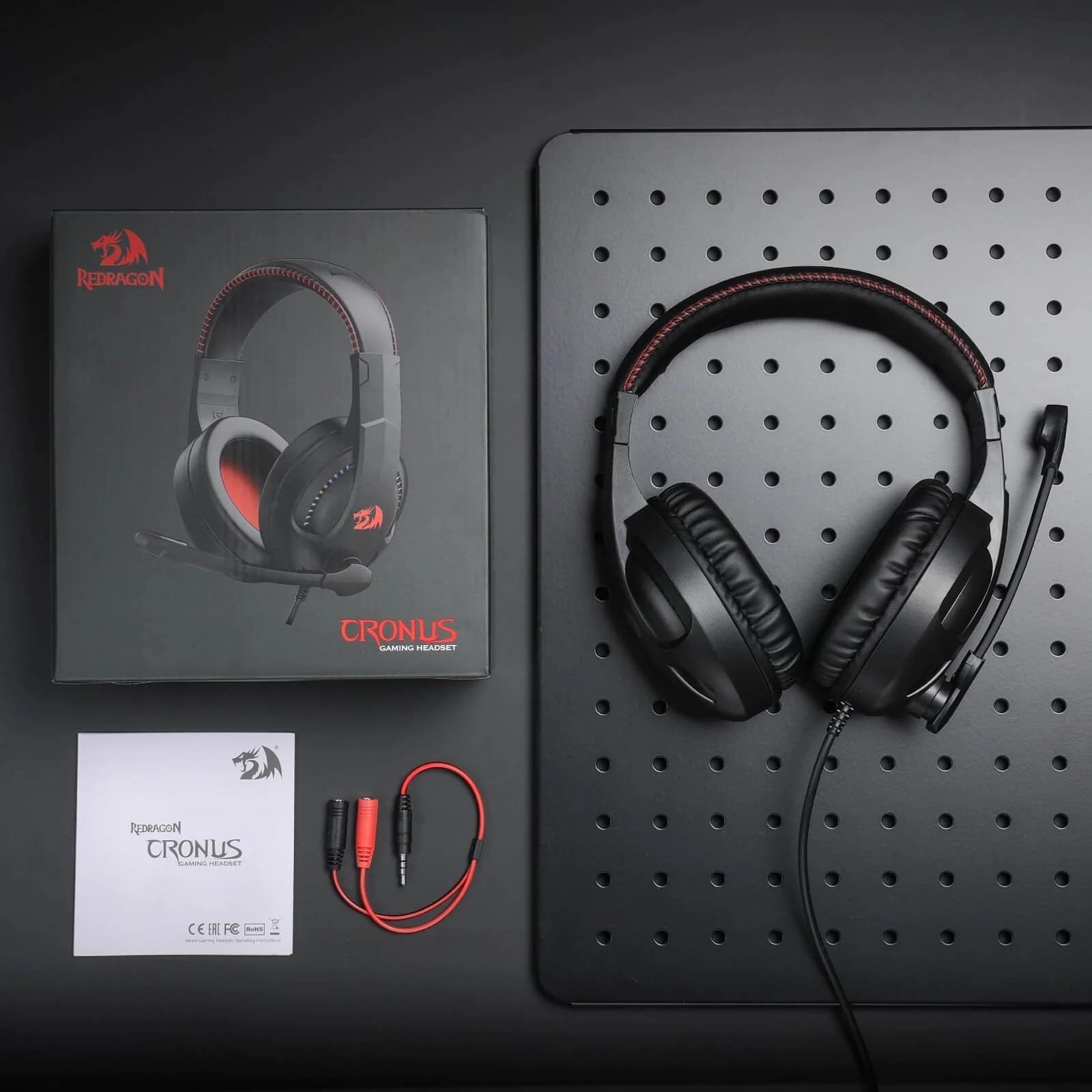 REDRAGON CRONUS GAMING HEADSET WITH MICROPHONE H211RGB thumbnail 6