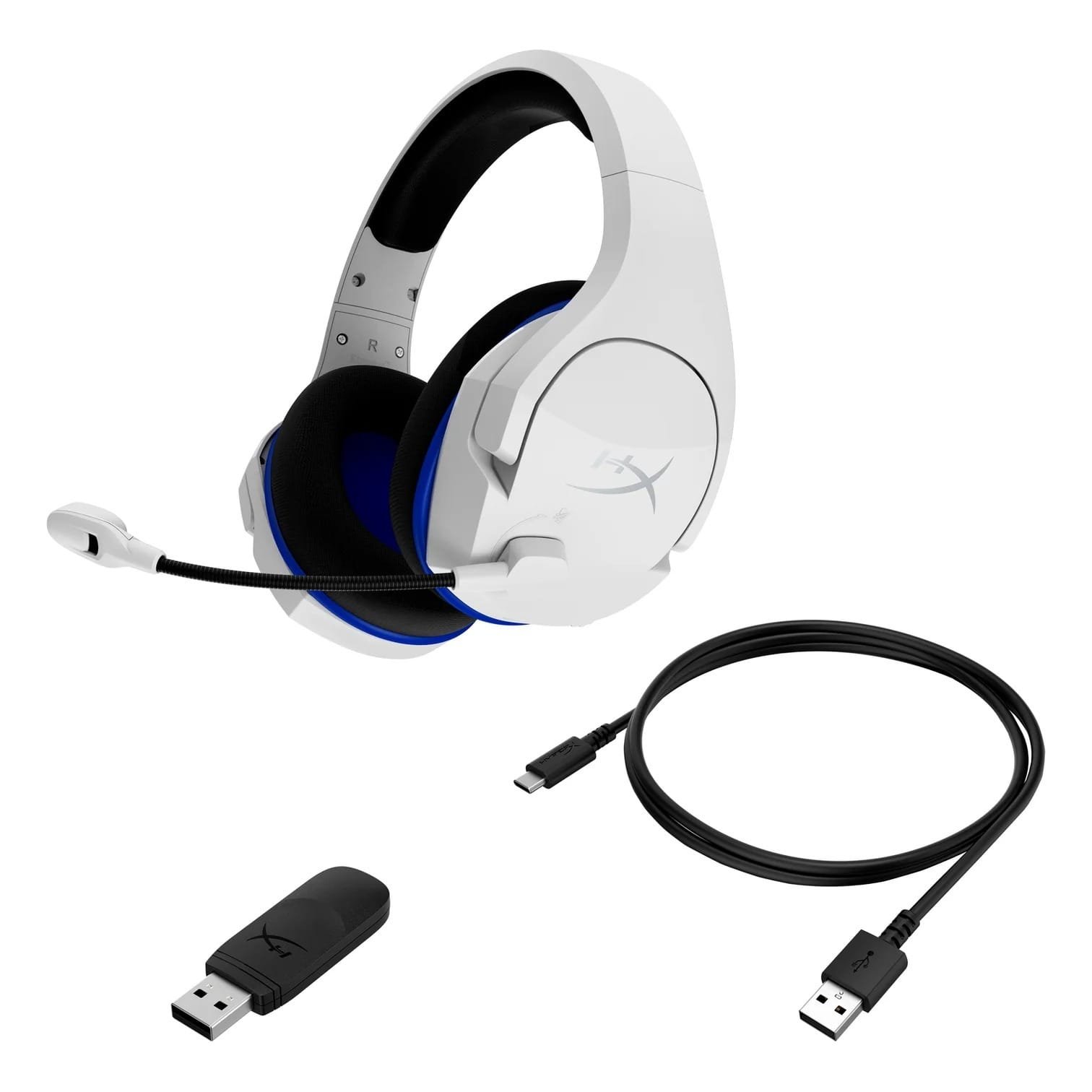 HYPREX CLOUD STINGER CORE WIRELESS HEADSET PS5/PS4 WHITE thumbnail 3