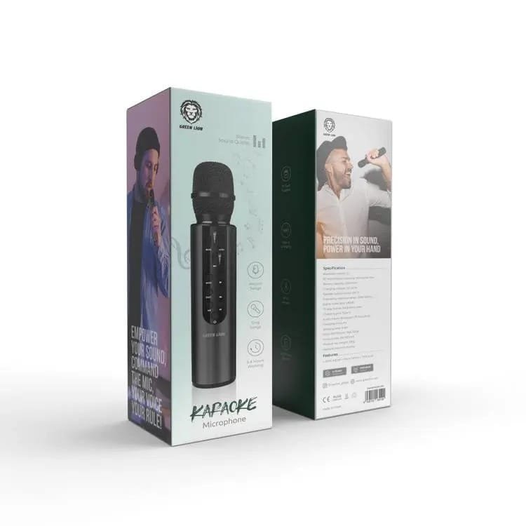 Green Lion Karaoke Microphone : Unleash Your Inner Star thumbnail 2