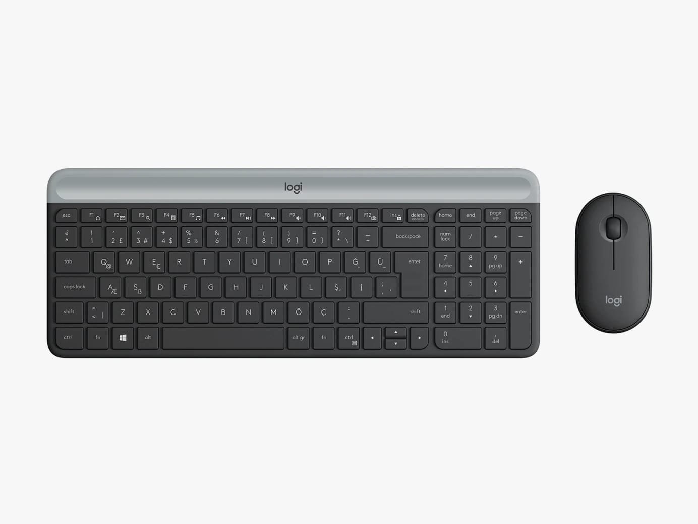 Logitech MK470 Wireless Combo Keyboard 920-009204 - Effortless Typing and Elegant Design