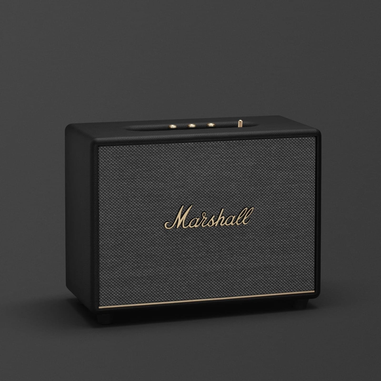 Marshall Woburn III Bluetooth Speaker - Enjoy Crisp Audio and Classic Design in Black! thumbnail 2