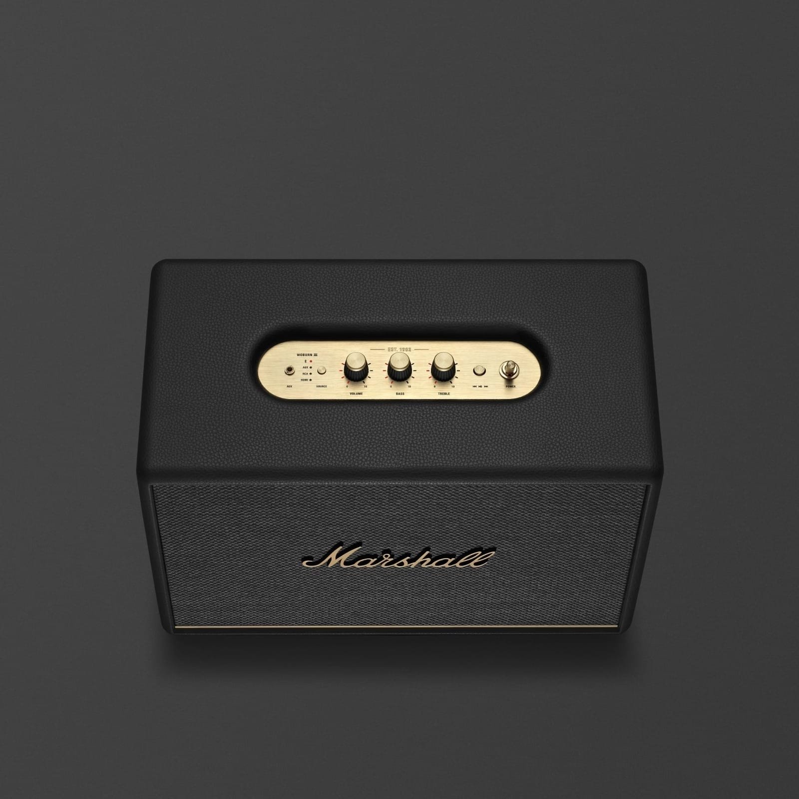 Marshall Woburn III Bluetooth Speaker - Enjoy Crisp Audio and Classic Design in Black! thumbnail 7