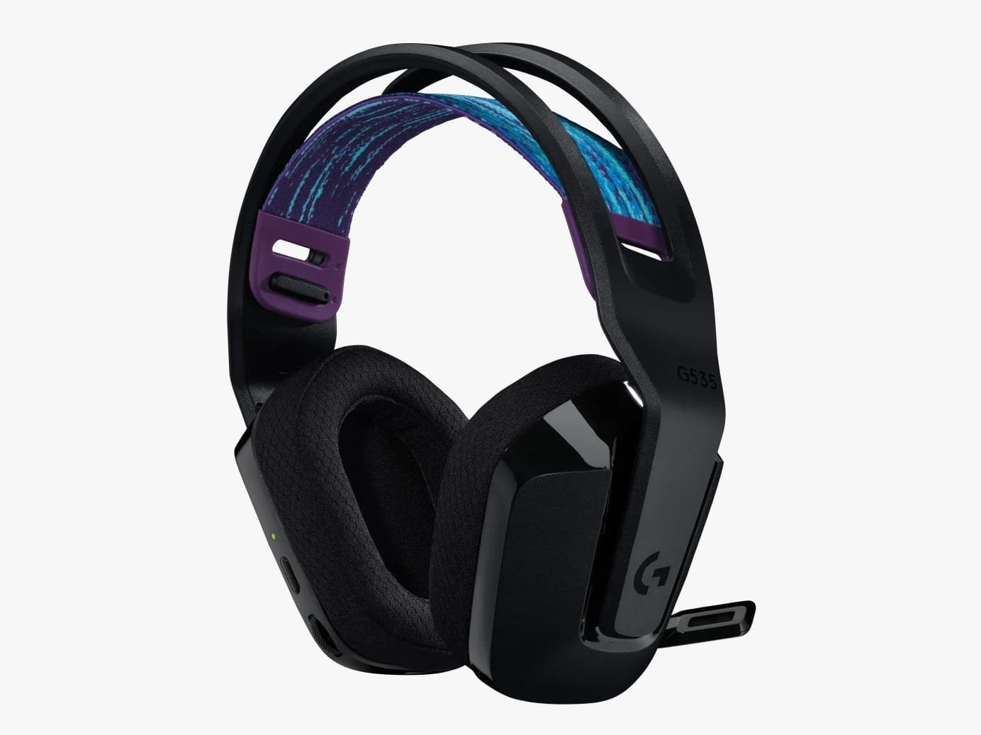 Logitech G535 Lightspeed Wireless Gaming Headset (981-000972) - Immerse Yourself in Crystal Clear Audio and Seamless Connectivity thumbnail 2
