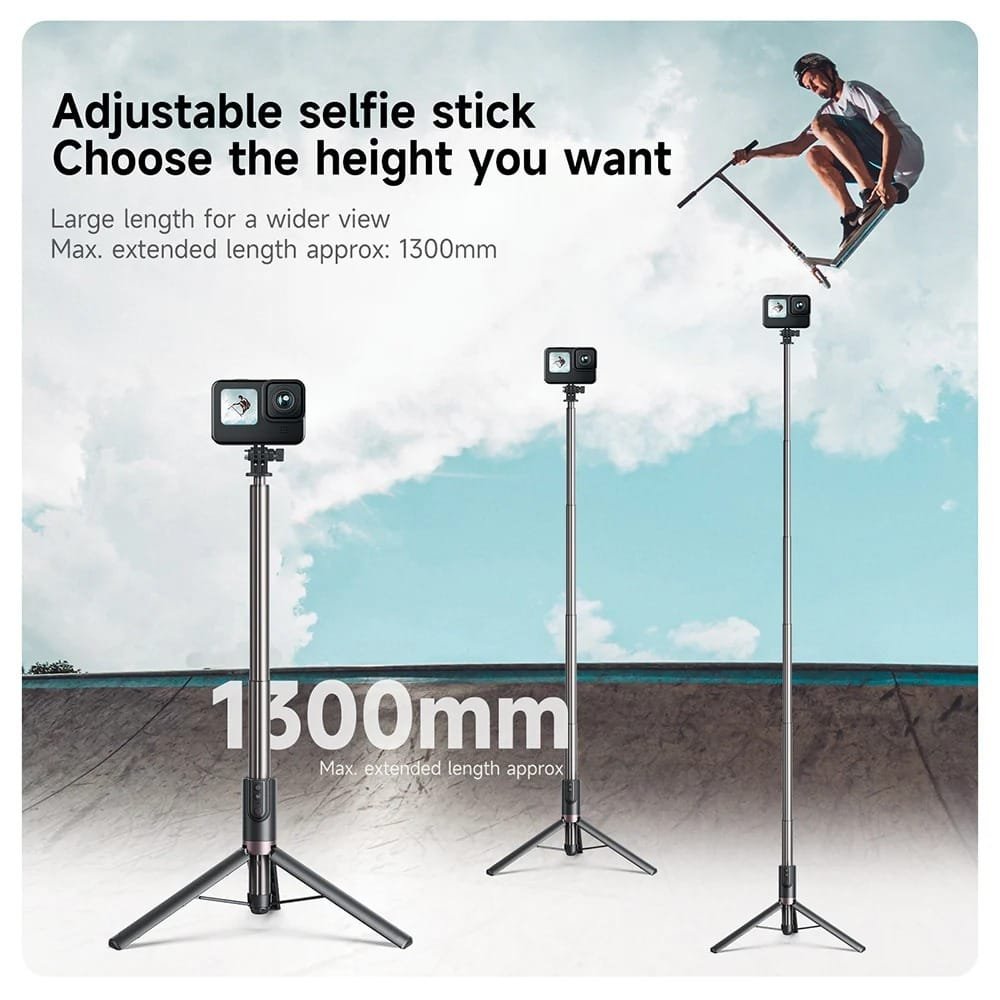 TELESIN Remote Selfie Stick with Tripod TE-RCSS-003: Capture the Perfect Shot Anywhere, Anytime thumbnail 10