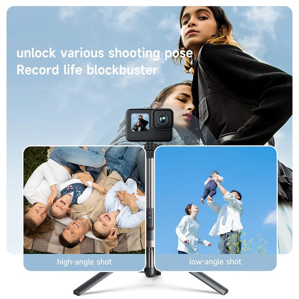 TELESIN Remote Selfie Stick with Tripod TE-RCSS-003: Capture the Perfect Shot Anywhere, Anytime thumbnail 8