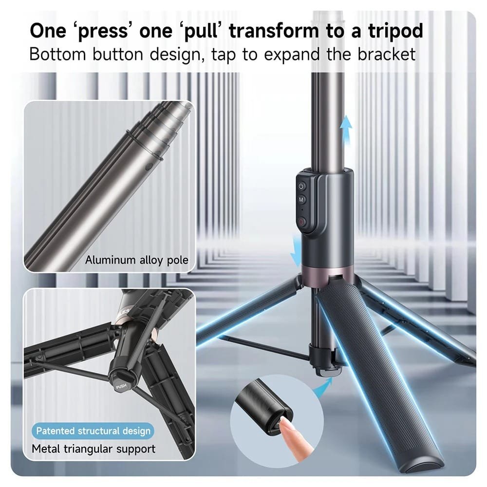 TELESIN Remote Selfie Stick with Tripod TE-RCSS-003: Capture the Perfect Shot Anywhere, Anytime thumbnail 7
