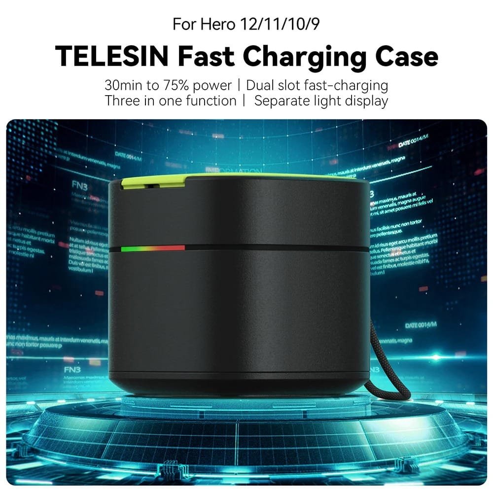 TELESIN Battery Fast Charging Box GP-FCK-B11: Quick and Efficient Charging Solution thumbnail 10