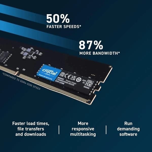 Crucial DDR5-4800 8GB Desktop RAM CB8GU4800 thumbnail 4