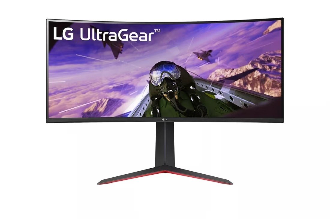 LG UltraGear 34-inch QHD HDR VA LED Curved Gaming Monitor 34GP63A-B thumbnail 3