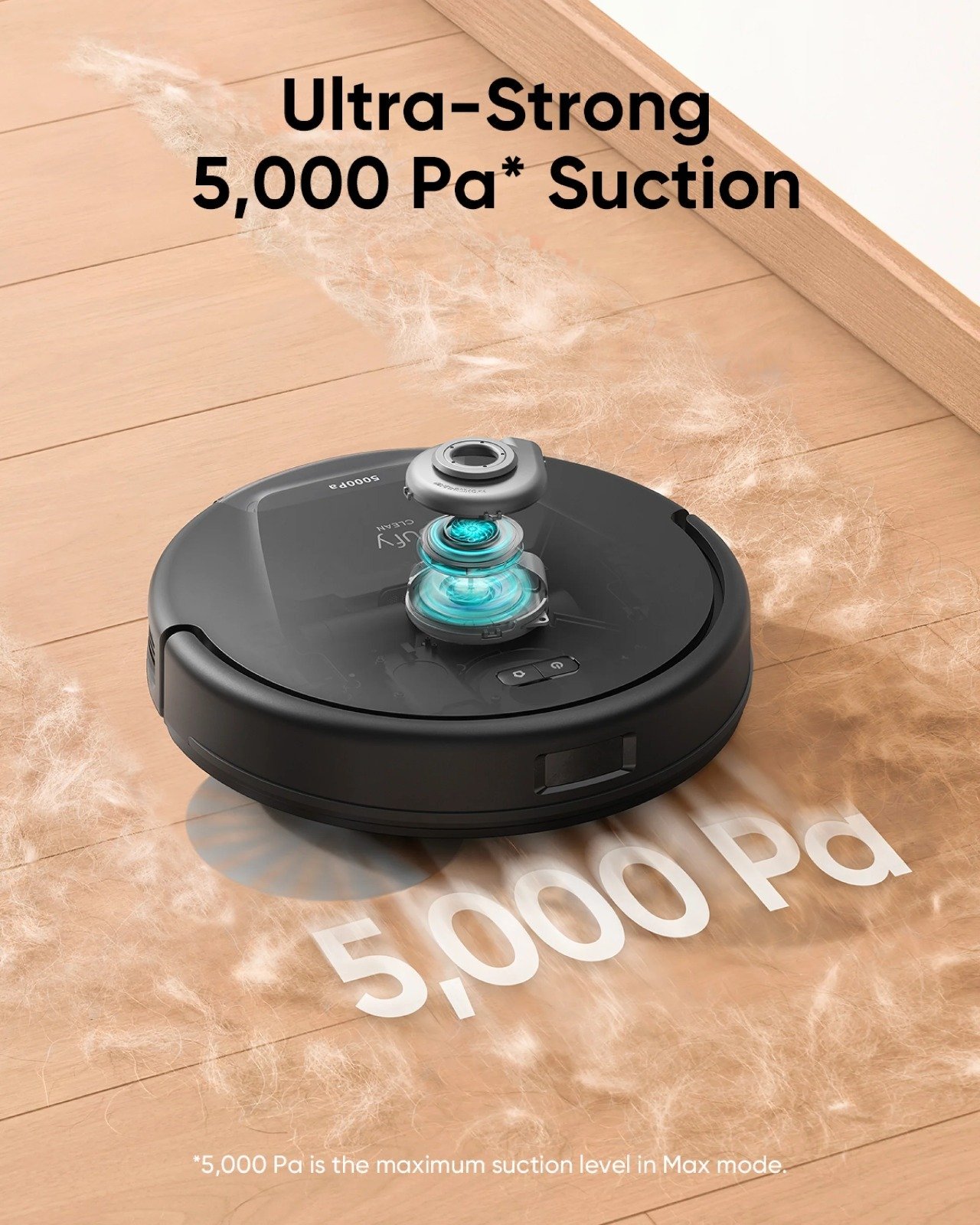 Eufy RoboVac L60 Hybrid Robotic Vacuum with Self-Empty Station - Black T2278V11 thumbnail 4