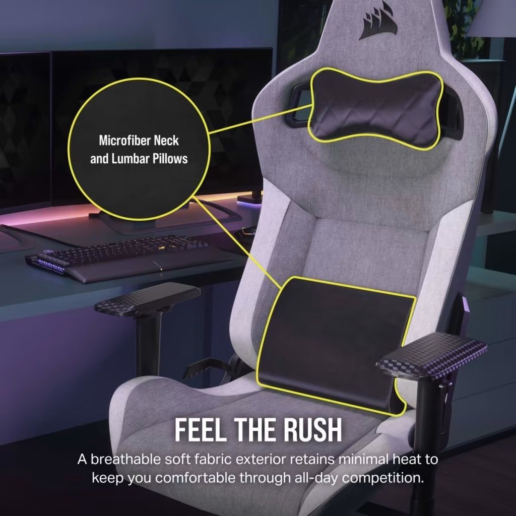 CORSAIR T3 RUSH GAMING CHAIR thumbnail 2
