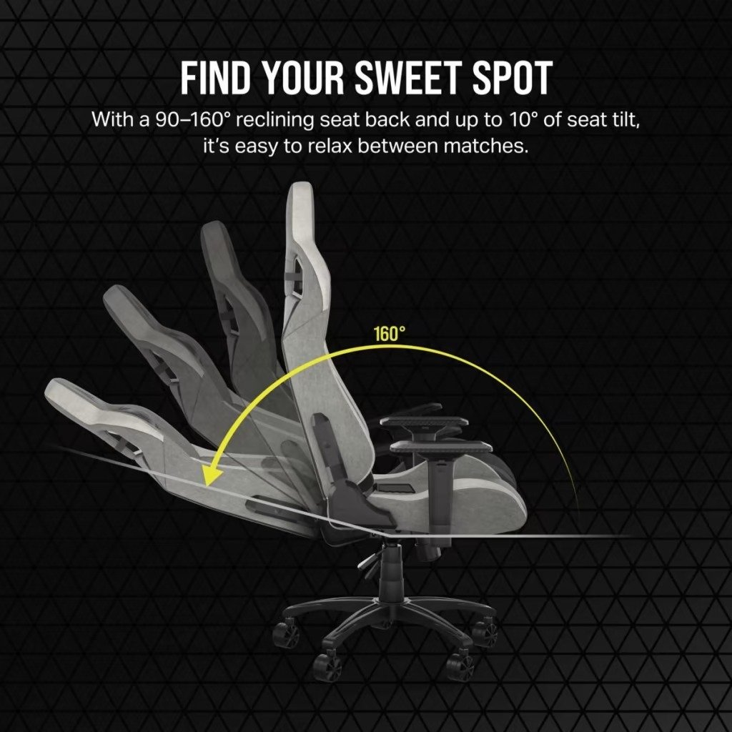 CORSAIR T3 RUSH GAMING CHAIR thumbnail 4