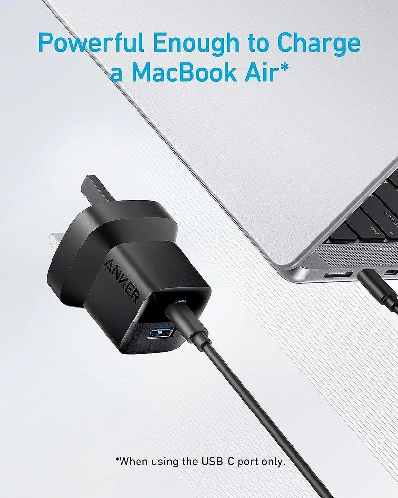 Anker 323 Charger with 322 USB-C to USB-C Cable 3 ft Black B2331K11 thumbnail 7