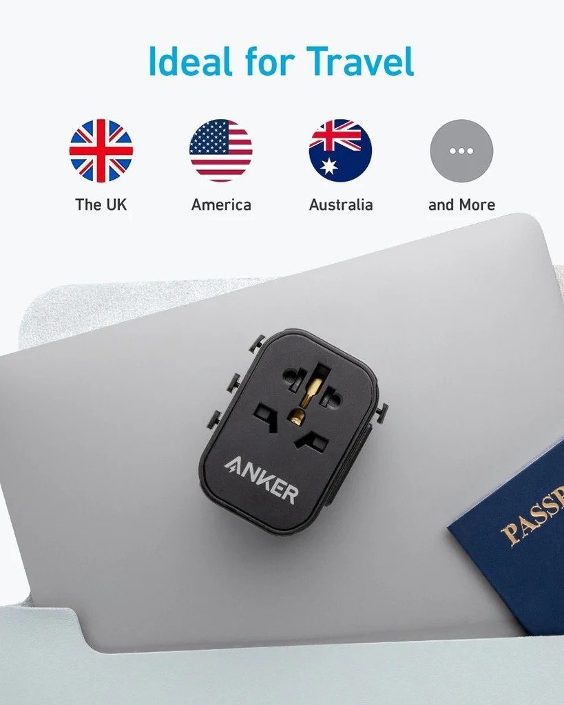 Anker 312 Extend USB-C Travel Adapter 30W A9212K11 thumbnail 4