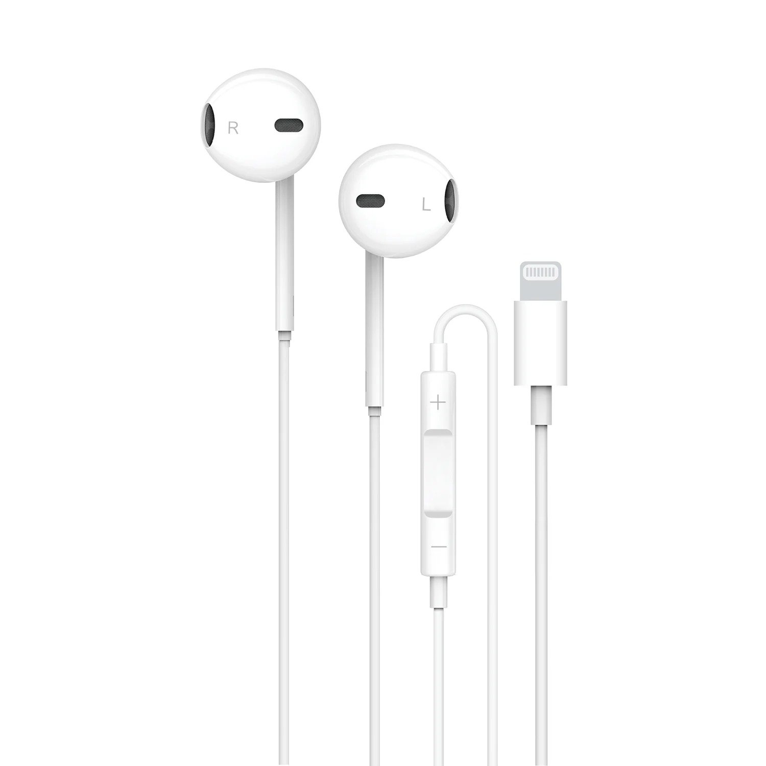 Pawa Chords Editions Stereo Earphone with Lightning Connector 3.5mm White PW-LTEP20