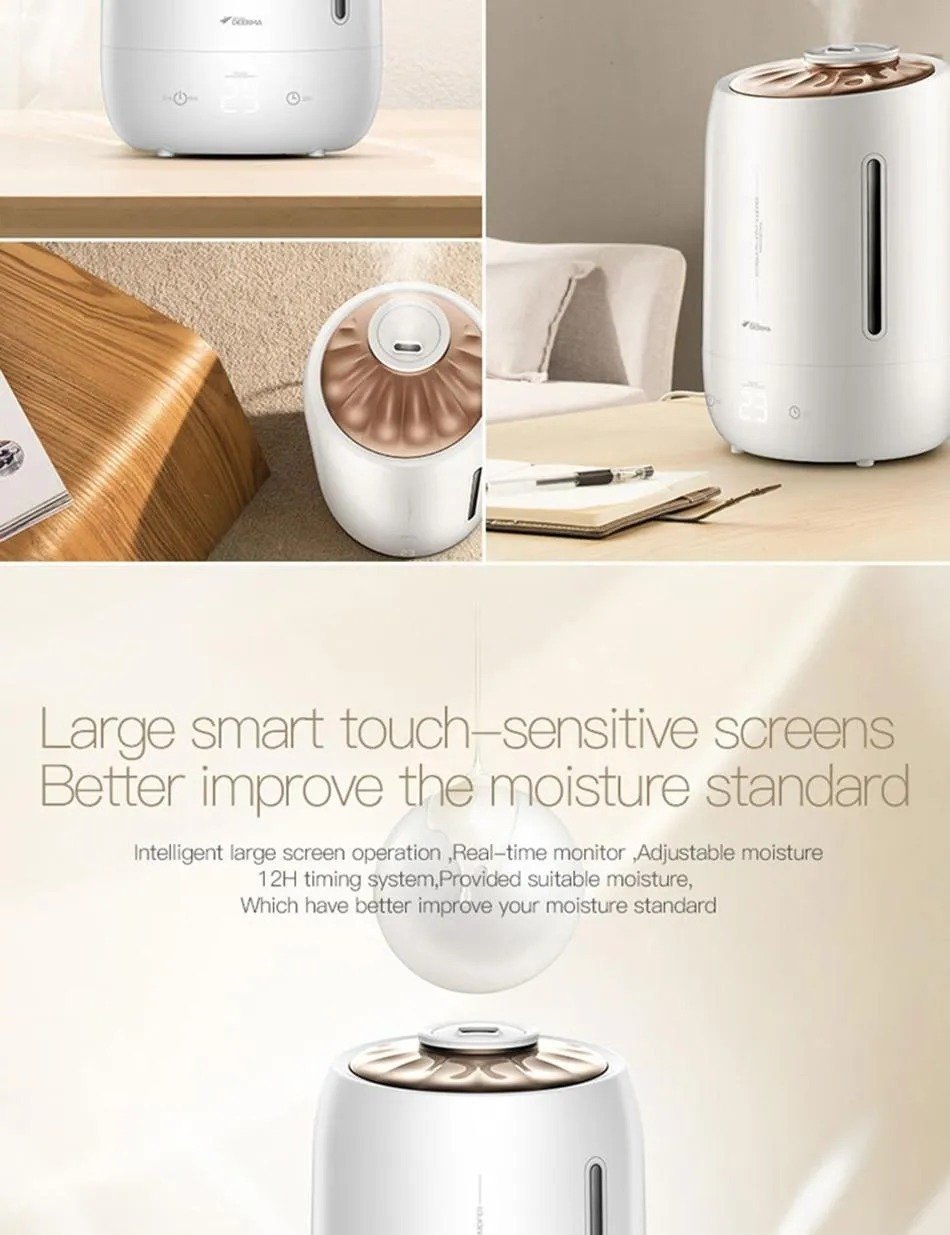 Deerma Large Screen Humidifier White DEM-F600 thumbnail 3