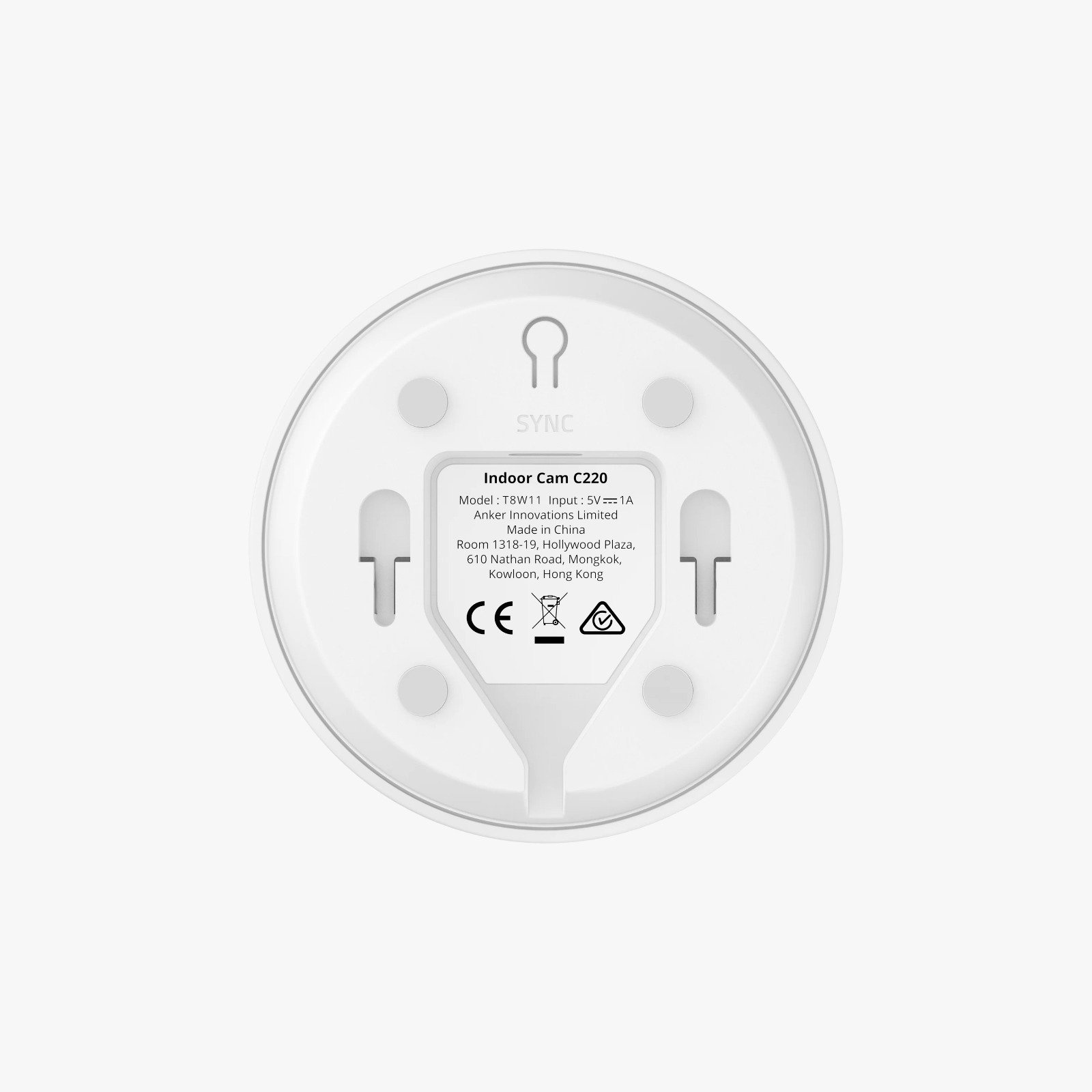 Eufy Security Indoor Cam C220 360 Pan and Tilt with 2K Clarity 2K Wired White T8W11221 thumbnail 7