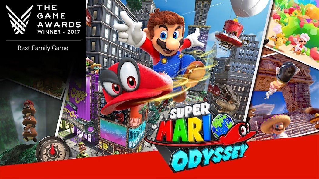 Nintendo Switch Super Mario Odyssey Game CD thumbnail 2